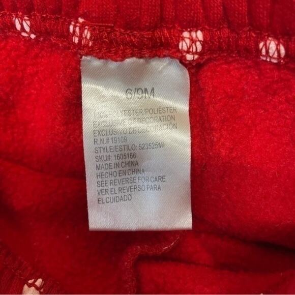 Disney Minnie Mouse Red Polka Dot Footies Pants Size 6-9 Months - Picture 7 of 12